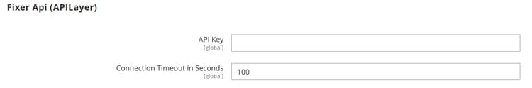 Currency Setup > Fixer Api (APILayer)