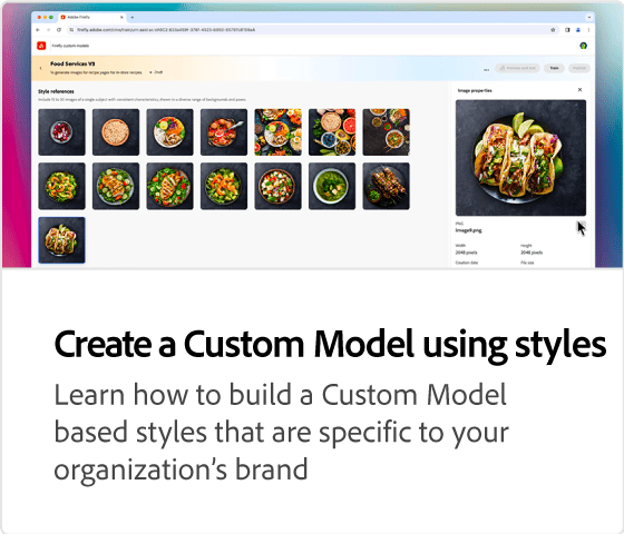 Create a Custom Model using styles