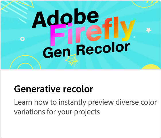 Generative recolor