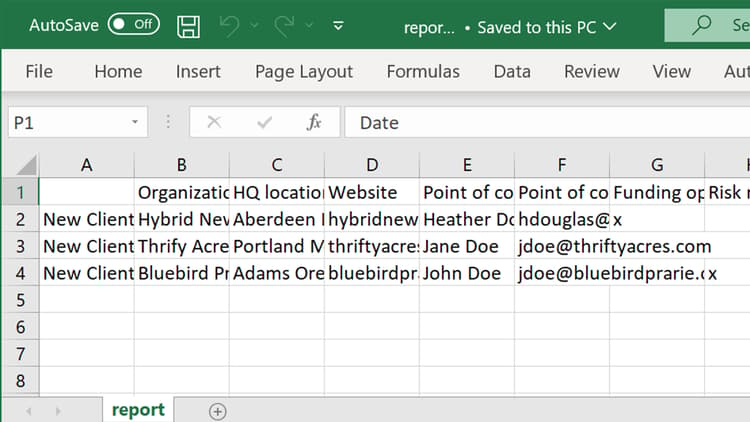 Work with form data