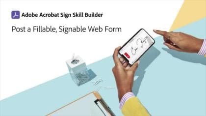 Post a Fillable, Signable Web Form