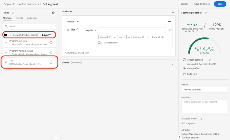 Segment - Active Customers