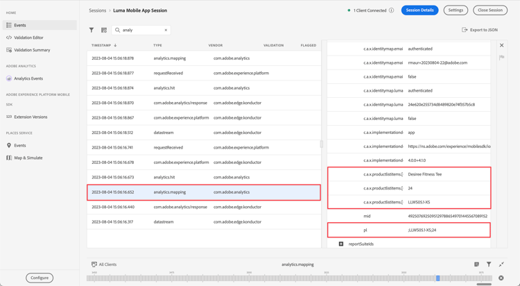 analytics xdm hit