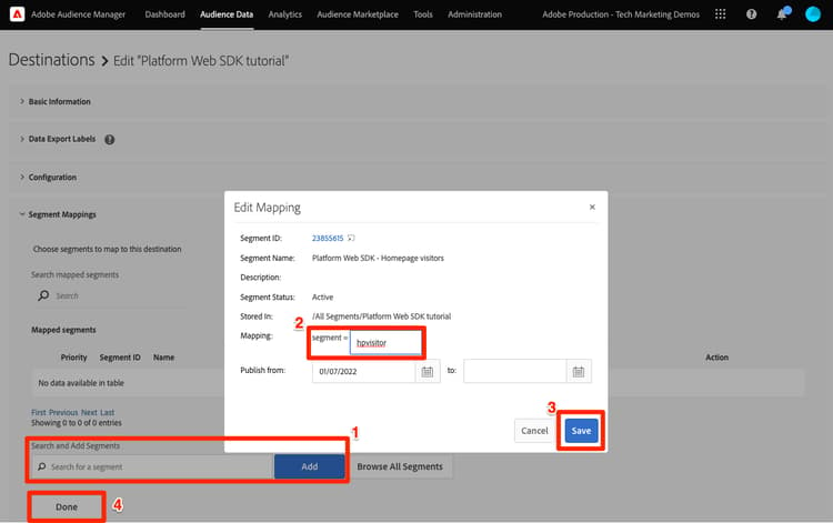 Adobe Experience Platform Audience Manager Add Trait