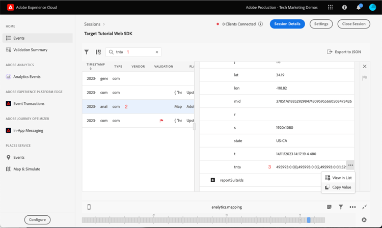 Validate in assurance Analytics hit